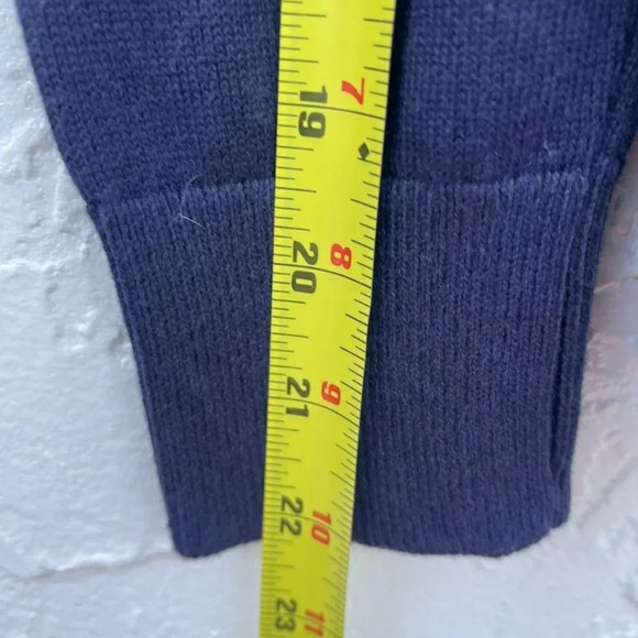 Banana Republic Womens Statement Knitted Sweater Blue Sz Medium - Picture 5 of 9